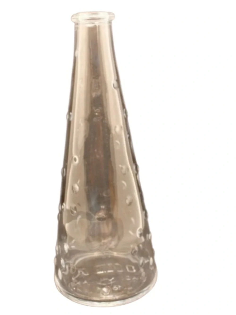 Ikea Emma Dafnas Clear Glass Vase Hobnail Pattern Poland 16795 7.25